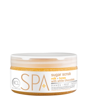 BCL SPA Scrub allo Zucchero Latte + Miele Con Cioccolato Bianco